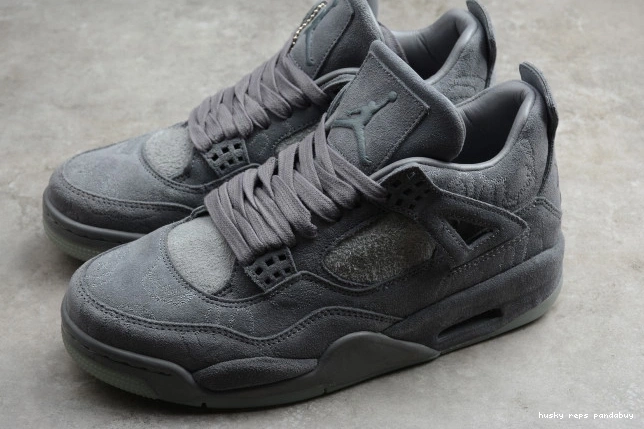 Rep Husky Air x KAWS Jordan Cool 4 Grey 930155-003 0716